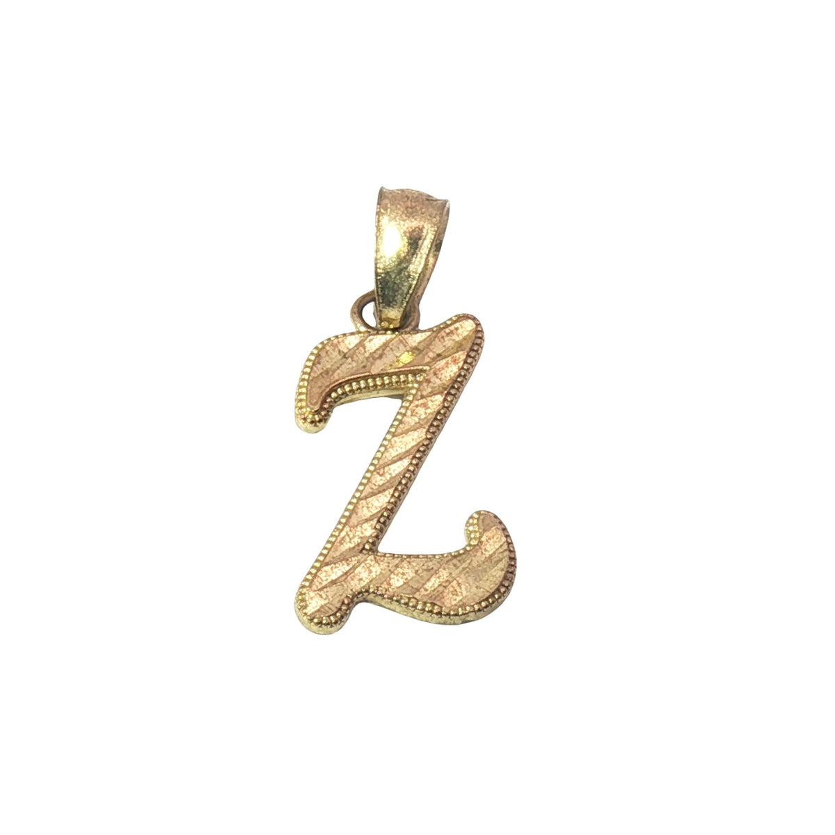 Gold Charm with Inicial 3