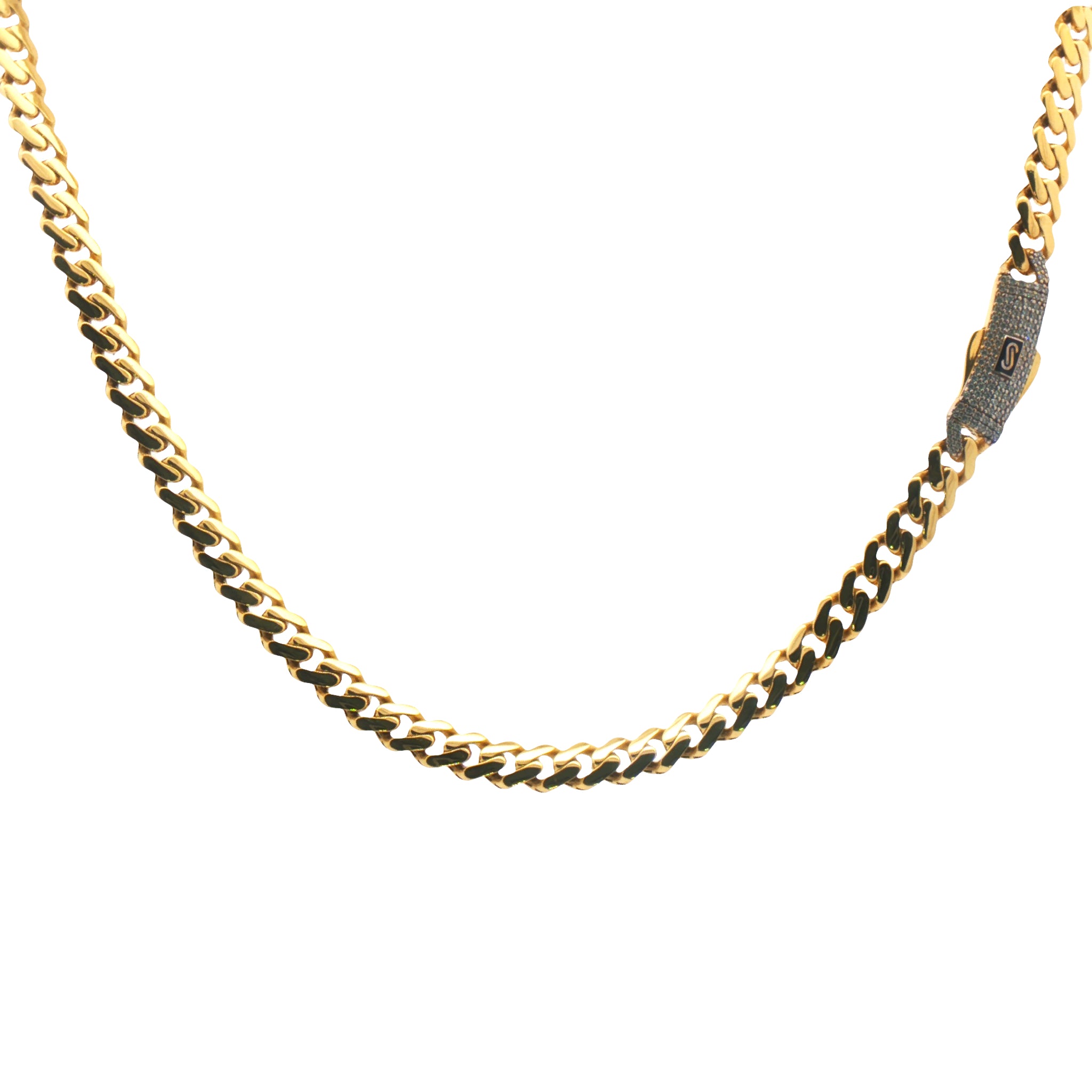 Monaco Cuban Link Chain 10k Gold
