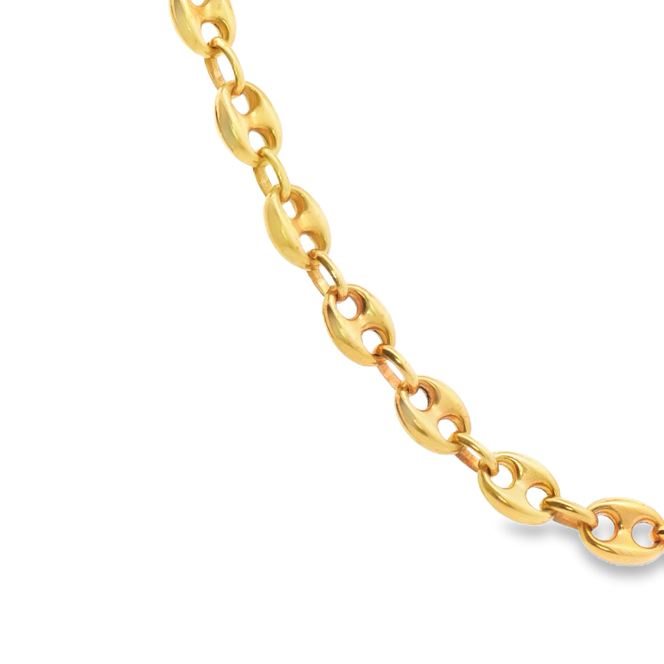 Gucci Puff Style Chain 14k Gold