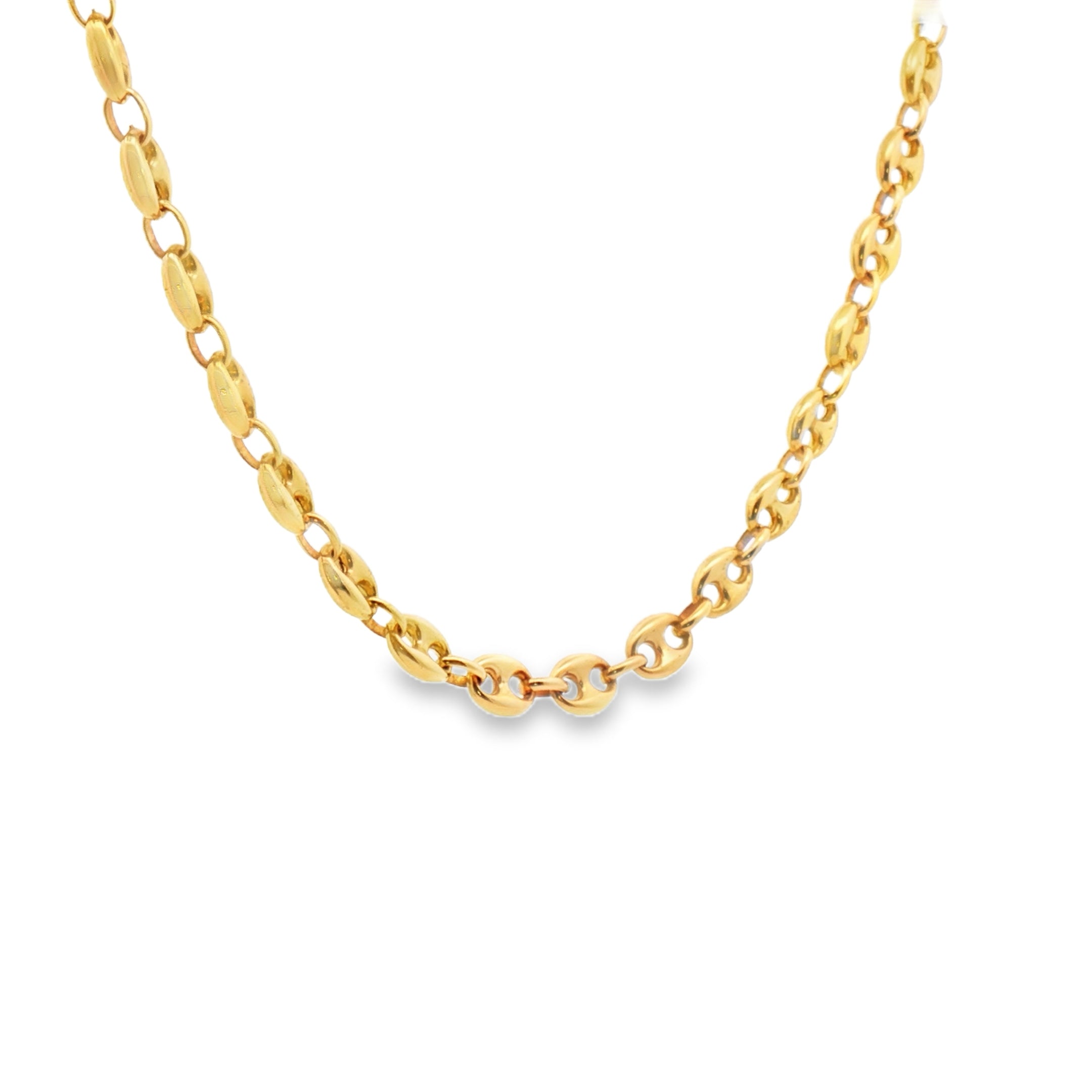 Gucci Puff Style Chain 14k Gold