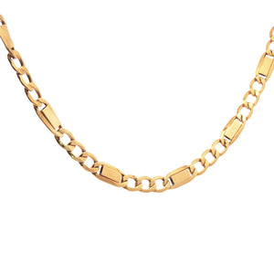 Cuban Fancy Chain 14k Gold