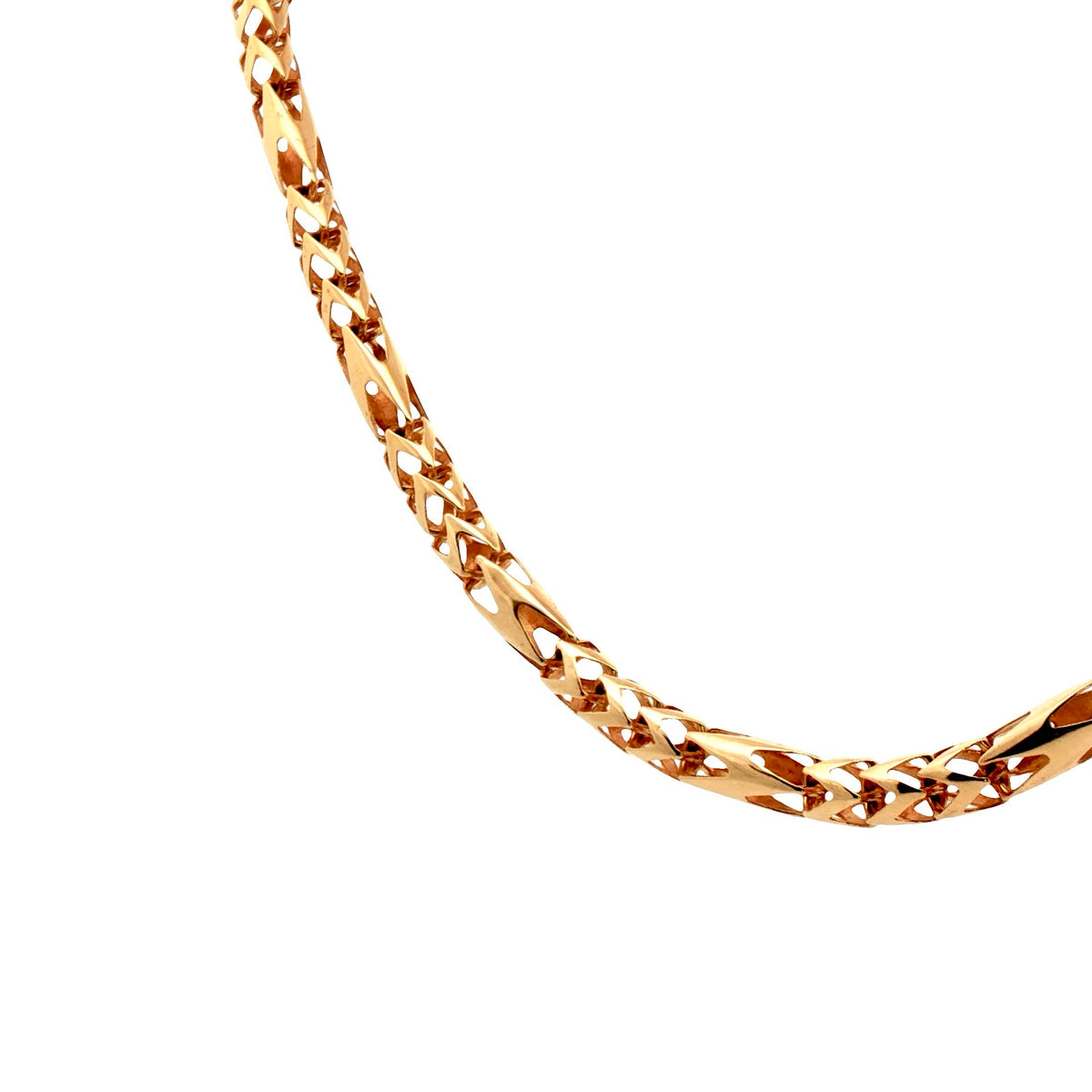 Men Fancy Chain 14k Gold ITALIAN STYLE