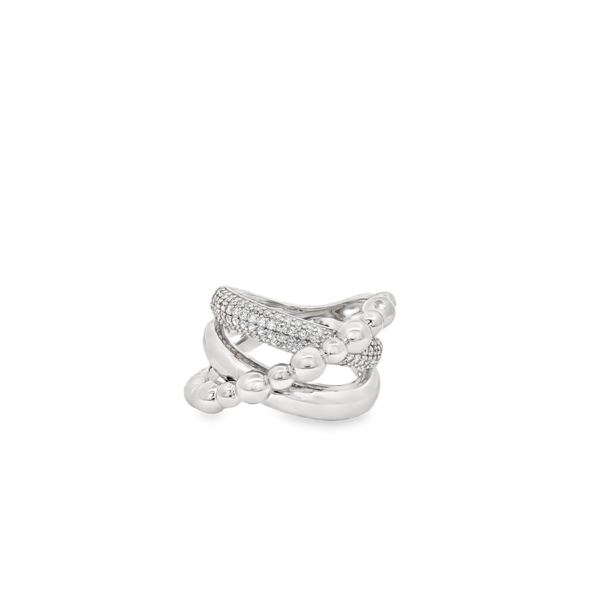 Chunky Fancy Ring Sterling Silver 925