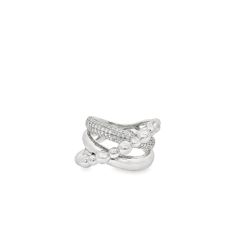 Chunky Fancy Ring Sterling Silver 925