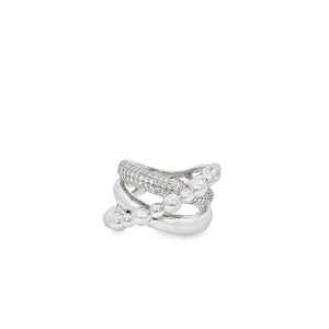Chunky Fancy Ring Sterling Silver 925