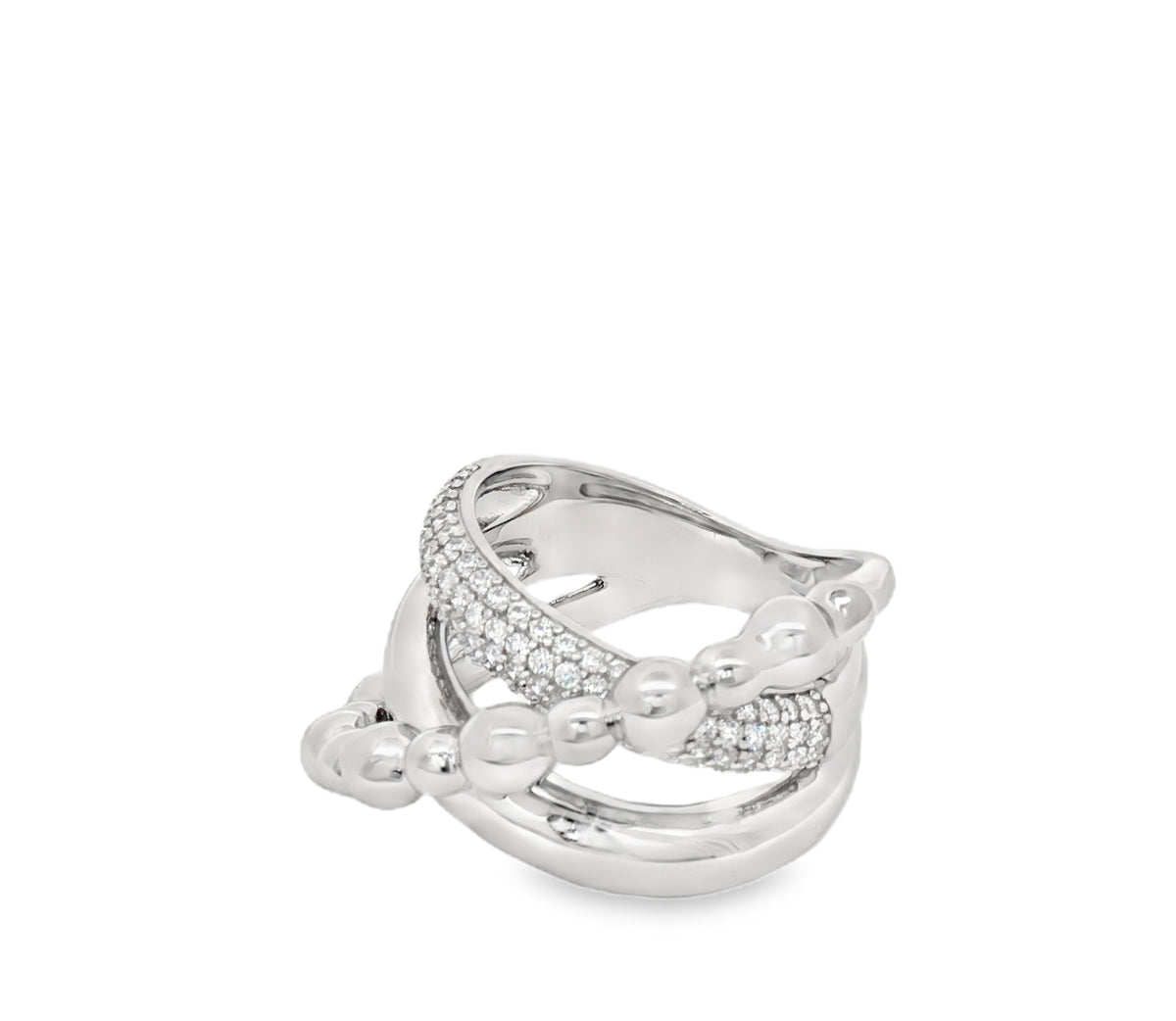 Chunky Fancy Ring Sterling Silver 925