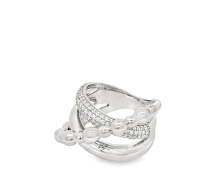 Chunky Fancy Ring Sterling Silver 925