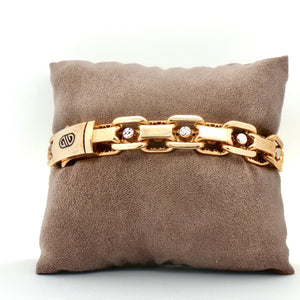 Men Fancy Bracelet 10k Gold