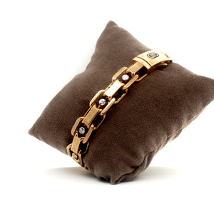Men Fancy Bracelet 10k Gold