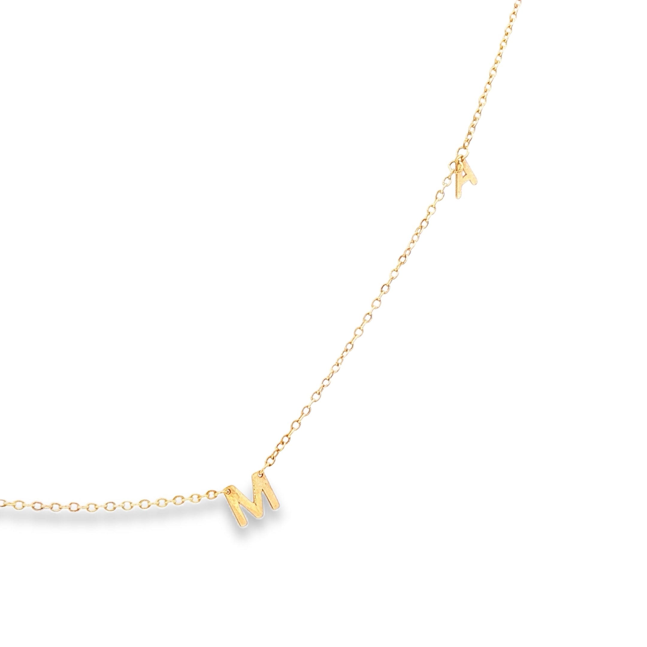 M_A_M_A Necklace 14k Gold