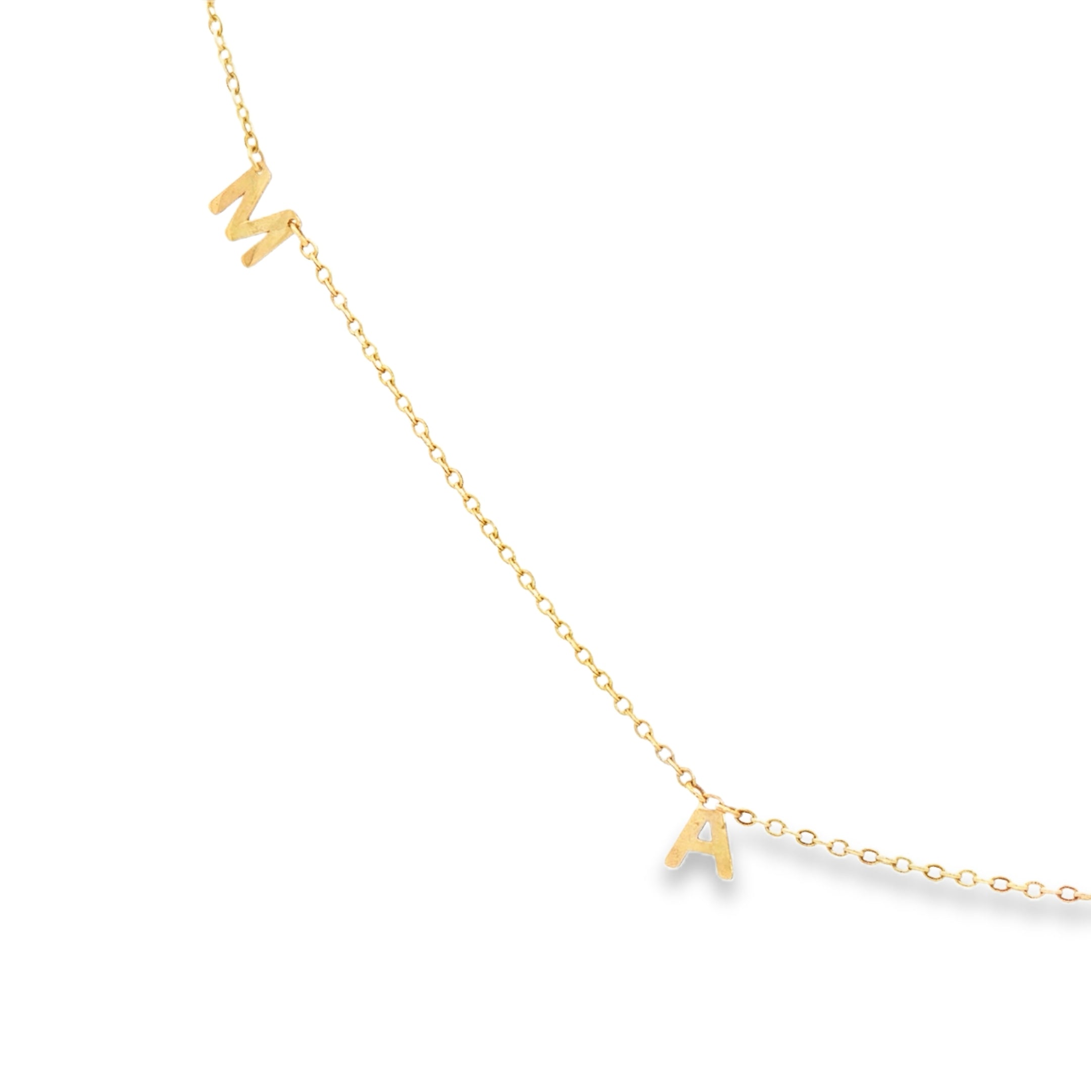 M_A_M_A Necklace 14k Gold
