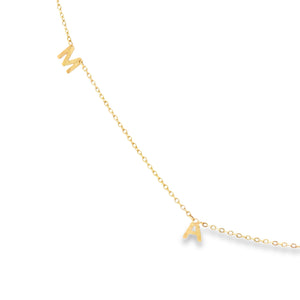 M_A_M_A Necklace 14k Gold
