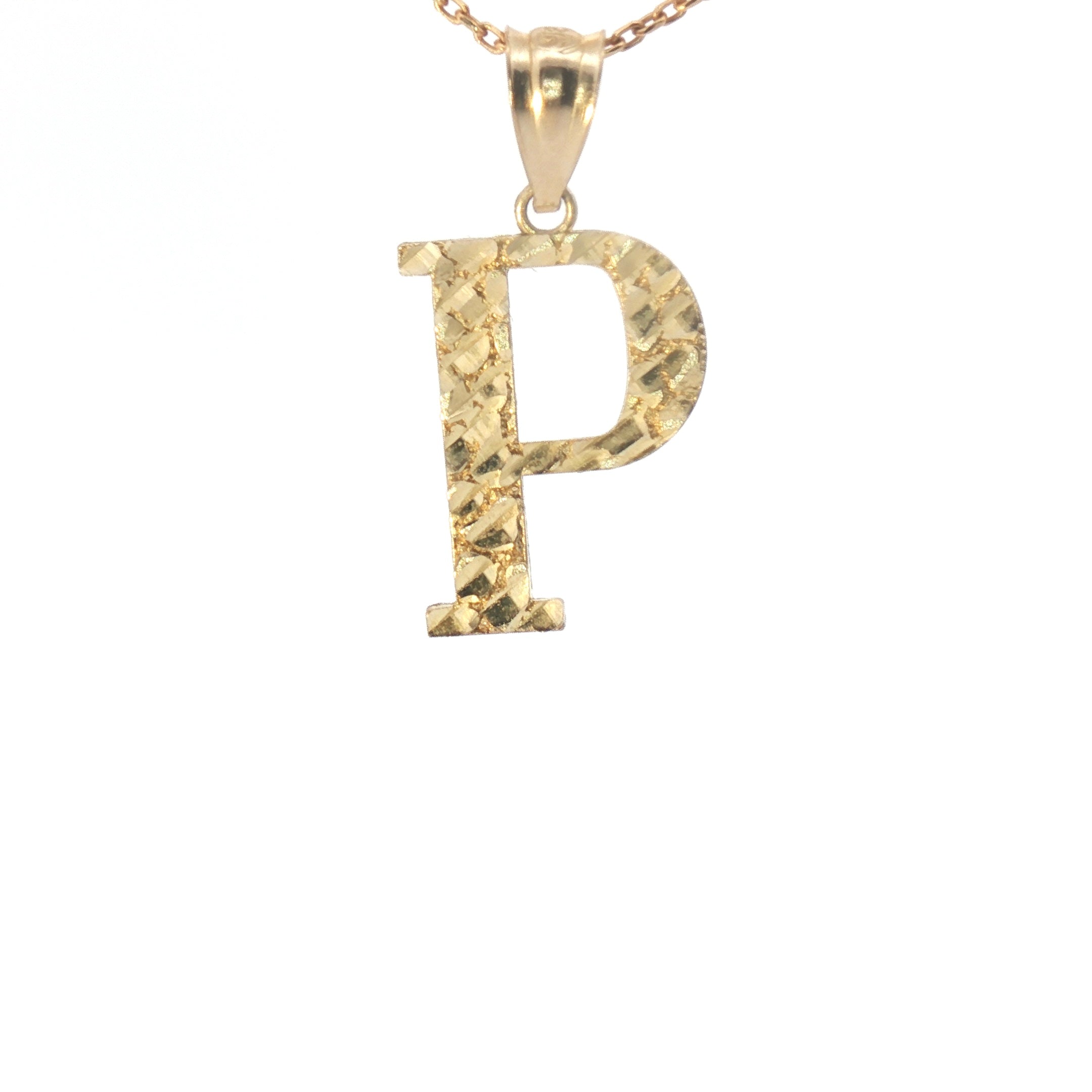 Gold Charm with Inicial 2