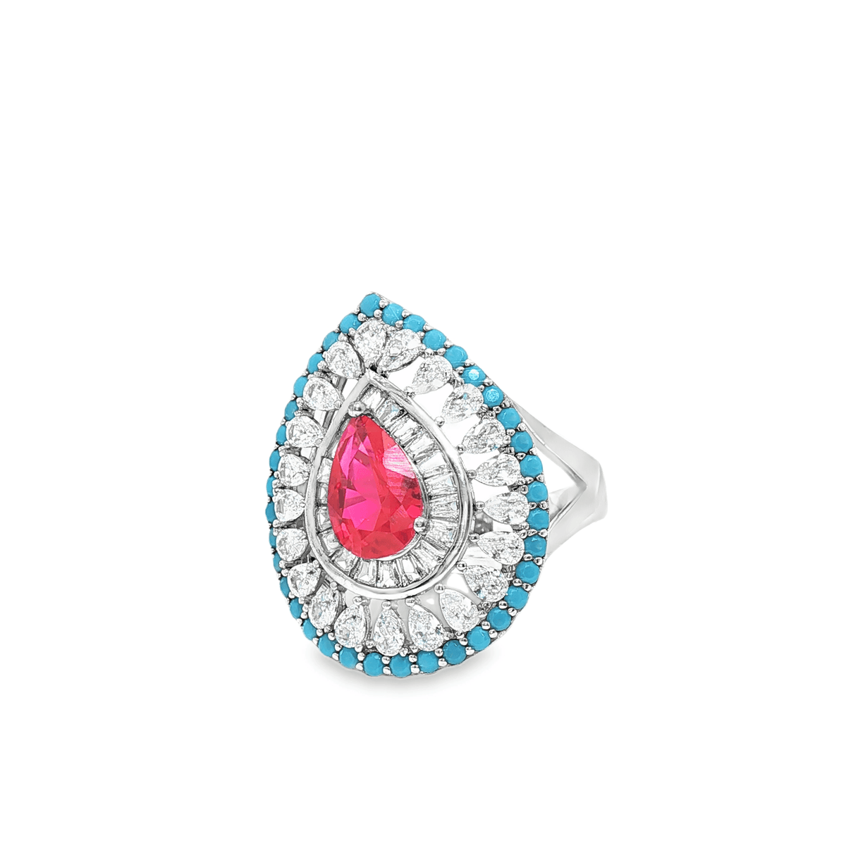 Set Silver 925 Fuchsia