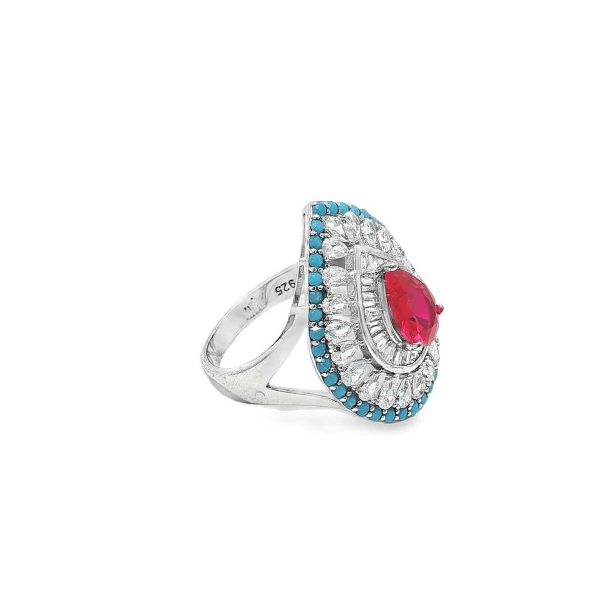 Set Silver 925 Fuchsia