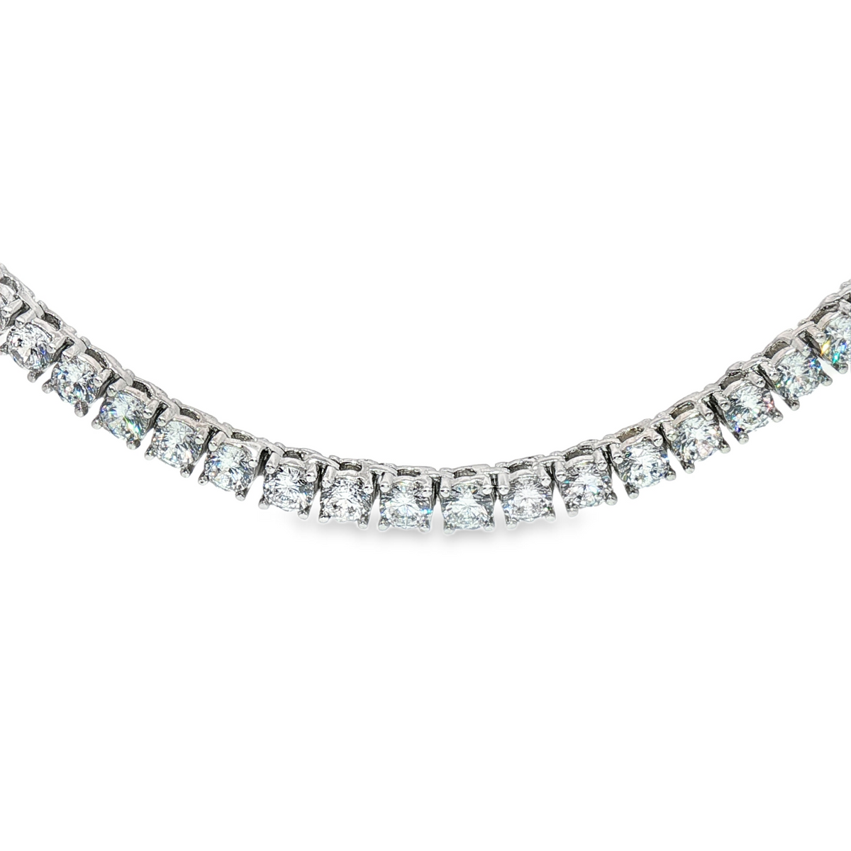 Tennis Necklace Silver 925