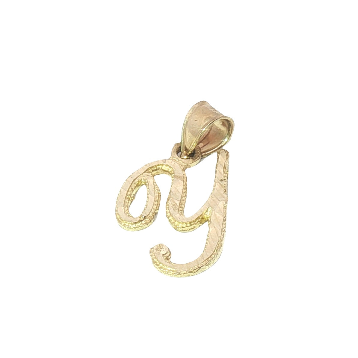 Gold Charm with Inicial 1