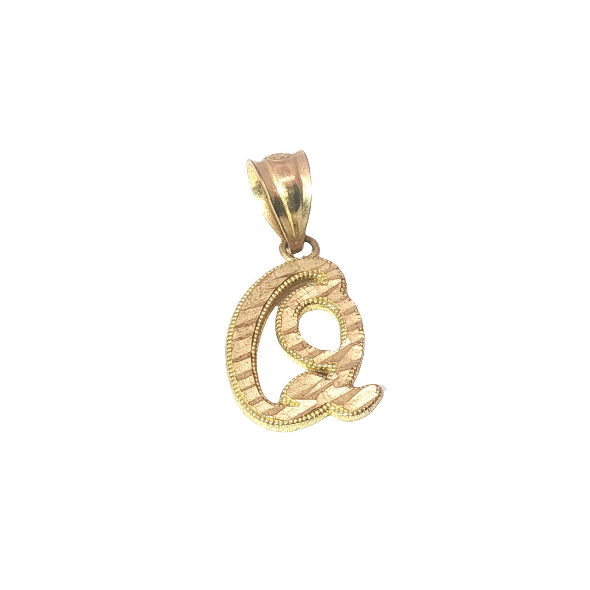 Gold Charm with Inicial 3