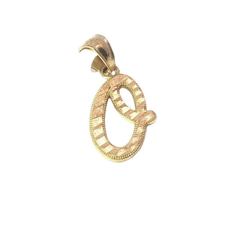 Gold Charm with Inicial 3