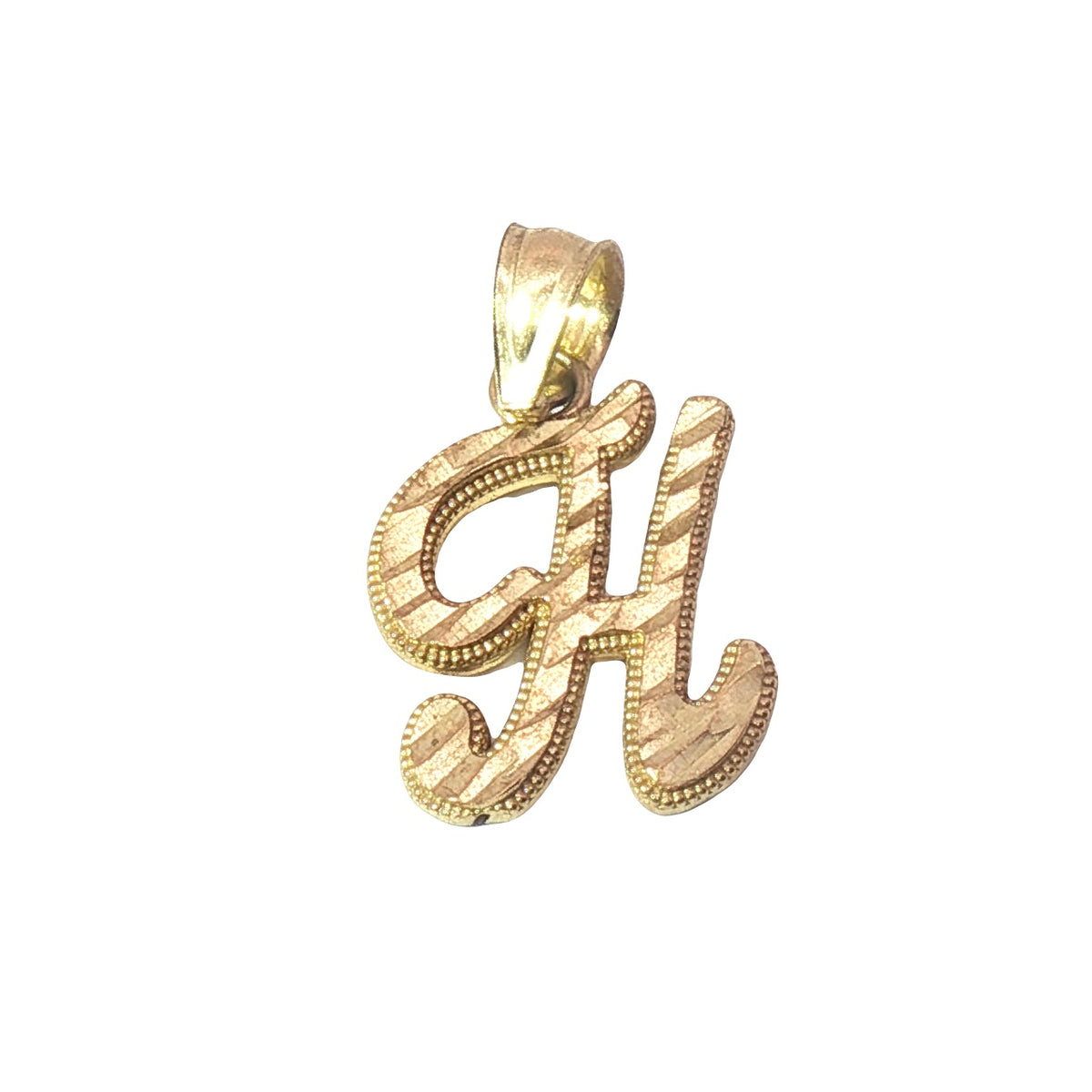Gold Charm with Inicial 3