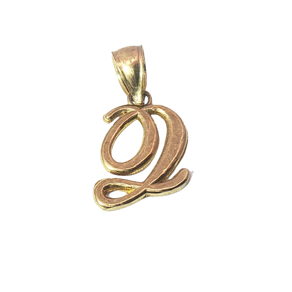 Gold Charm with Inicial 4