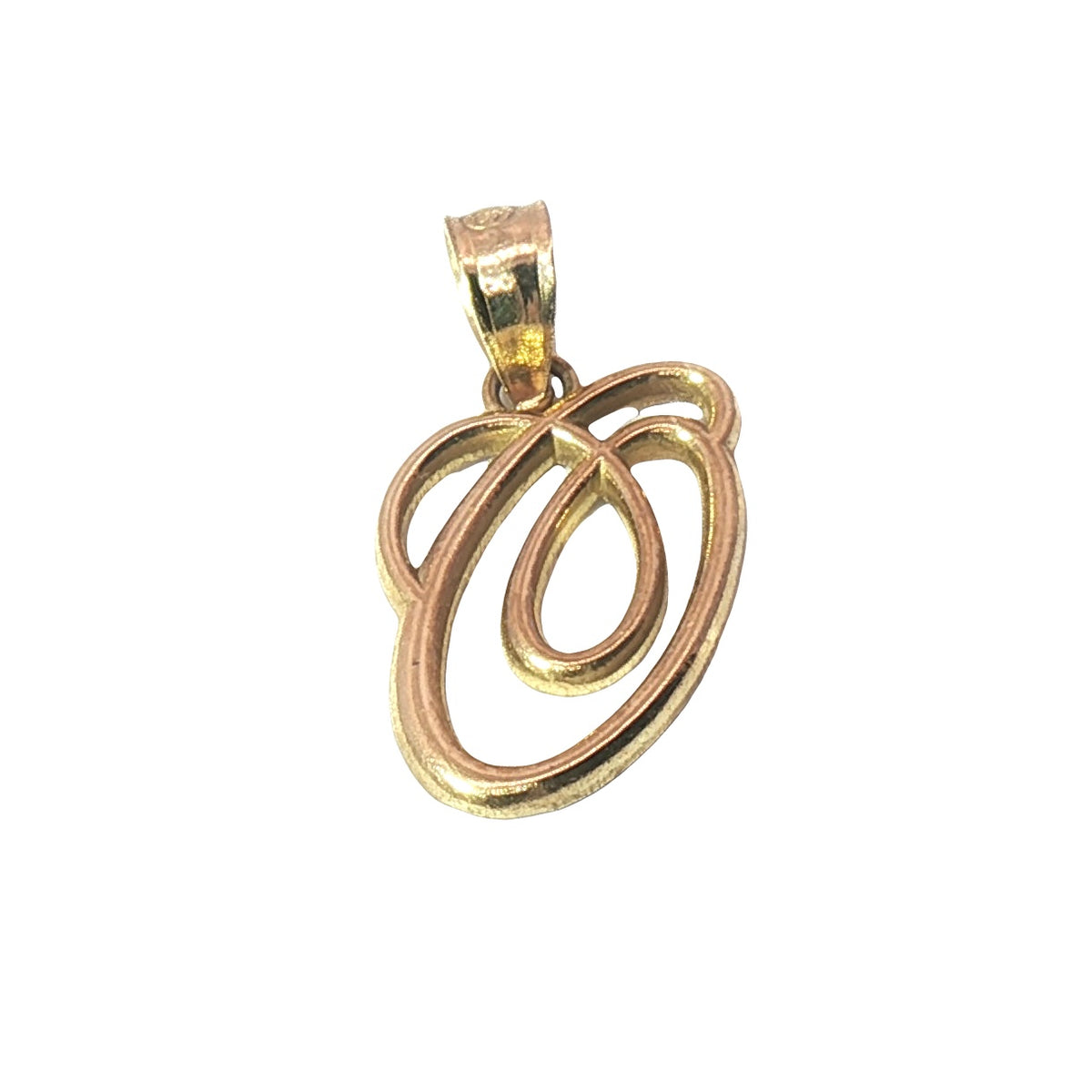 Gold Charm with Inicial 4