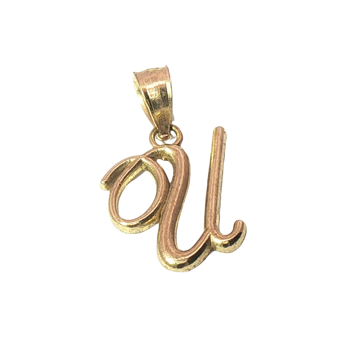 Gold Charm with Inicial 4