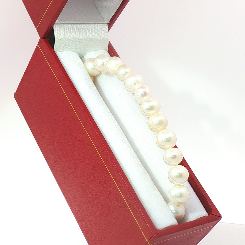 Fancy Brass Pearls Bracelet